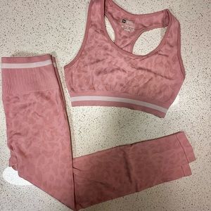 Racer Back Super Elastic Workout Set
